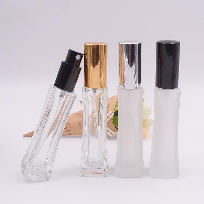

30ml Transparent Square Perfume Spray Frosted Glass Empty Perfume Bottle 100pcs/lot