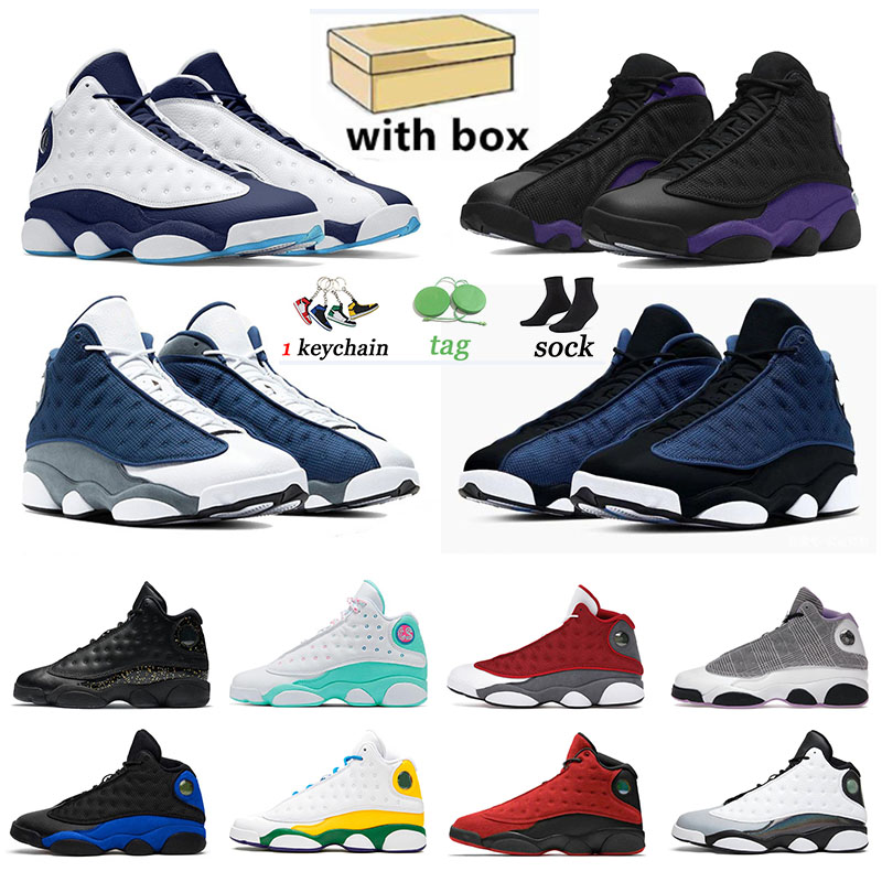 

Newest 13 13s Jumpman Mens Basketball Shoes Brave Blue Obsidian Singles Day Red Flint Sports Womens Gold Glitter Atmosphere Grey Reverse Bred Men Trainers Sneakers, # 36-47 hyper royal