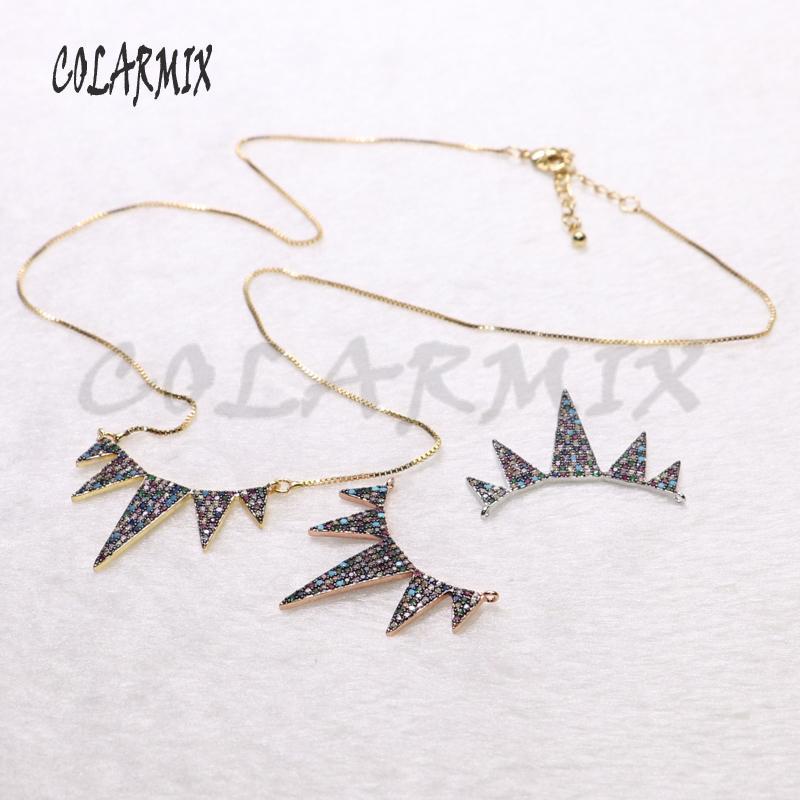 

4 Pcs High quality pendant Zircon irregular pendant necklace jewelry Necklace gift for lady for lady wholesale jewelry1