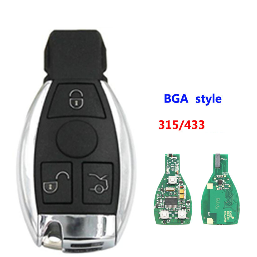 

smart key 3 button NEC and BGA and BE remote key with 315mhz 434MHZ for Mercedes Benz Car Remote Controlle