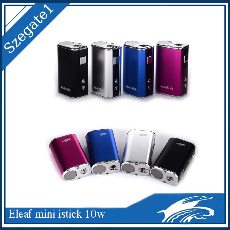

Eleaf Mini iStick mini 1050mah Built-in Battery 10w Max Output Variable Voltage Mod Matching with GS 16S simple packing 4 colos