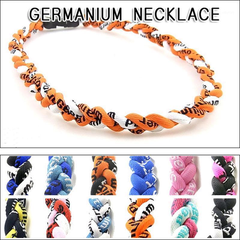 

Germanium titanium woven necklace Baseball Necklace korea fashion sport titanium energy woven unisex German1