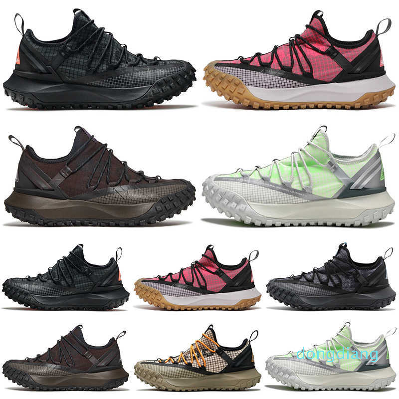 

ACG Mountain Fly Low mens womens running shoes outdoor Black Anthracite Flash Crimson Brown Basalt Green Abyss men trainers sports sneakers, Shown