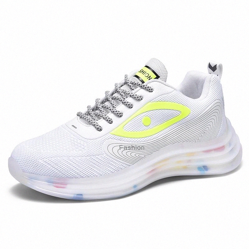 

2020 New Men Chunky Sneakers White Mesh Breathable Running Sports Shoes Male Lace Up Sneakers Casual Men's Shoes Tenis Feminino #WR8B