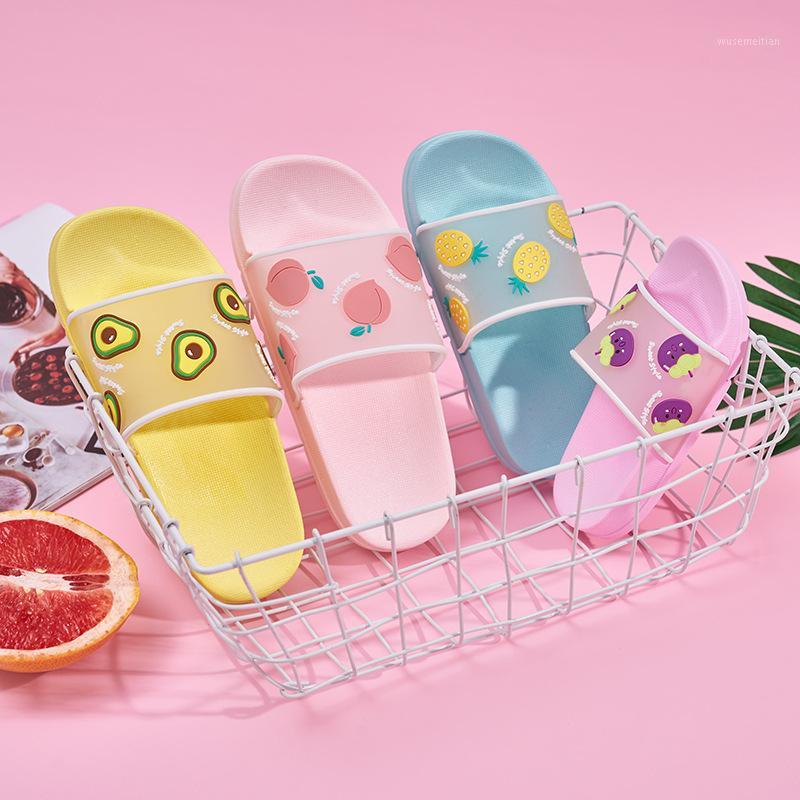 

Kids Slippers Baby Girls Indoor Loafers Summer Soft Bottom Children Bathroom Slippers Lovly Flat Sandals Non-slip SBY0031, Sby003yellow