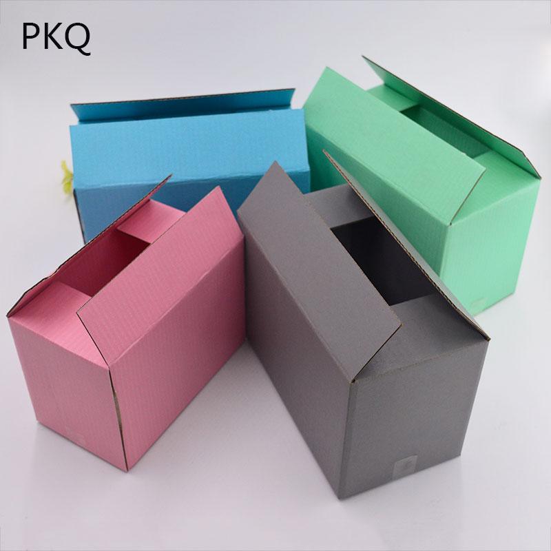 

Colorful Carton Corrugated Courier Box Gift/Accessories/Cosmetics Box Kraft Paper Mailing Express Transportation Packing