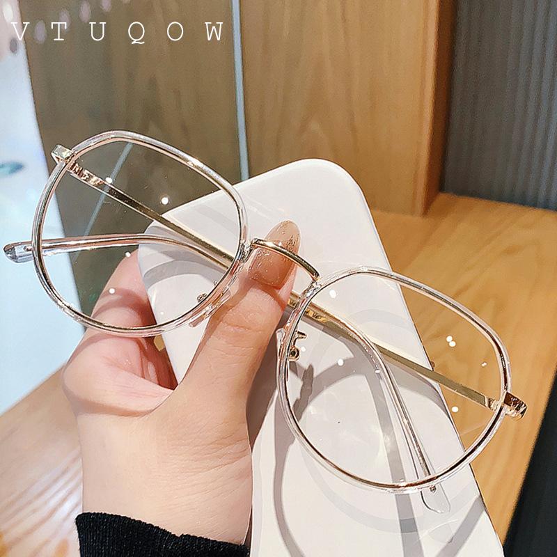 

Fashion Office Anti Blue Light Glasses Retro Blocking Gaming Computer Glasses Frames For Women Men Optical Eyeglass 2021 Trends