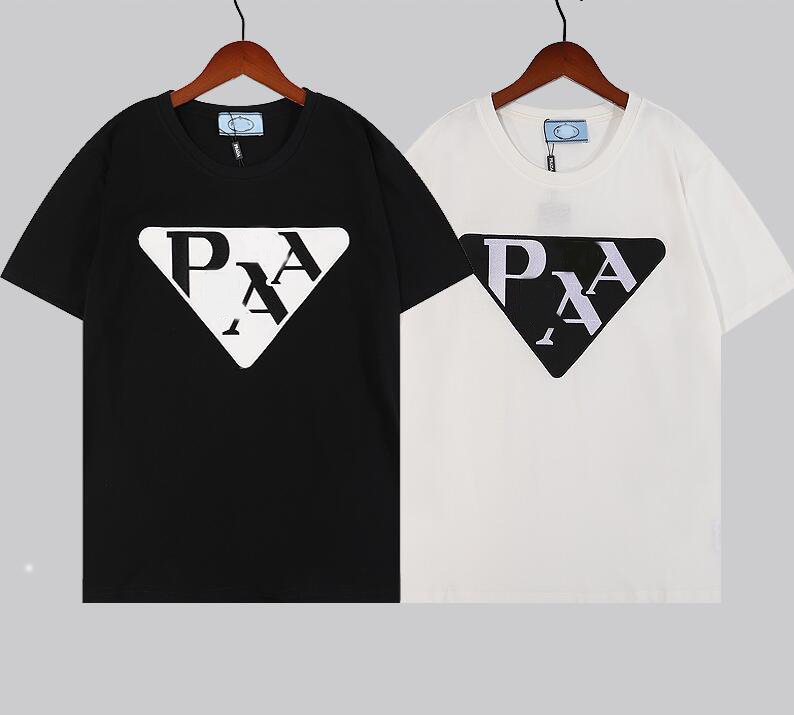 

Summer Mens T Shirt 2022Casual Man Womens Loose Tees With Letters Print Short Sleeves Top Sell Fashion Men tShirts Size #003, Black