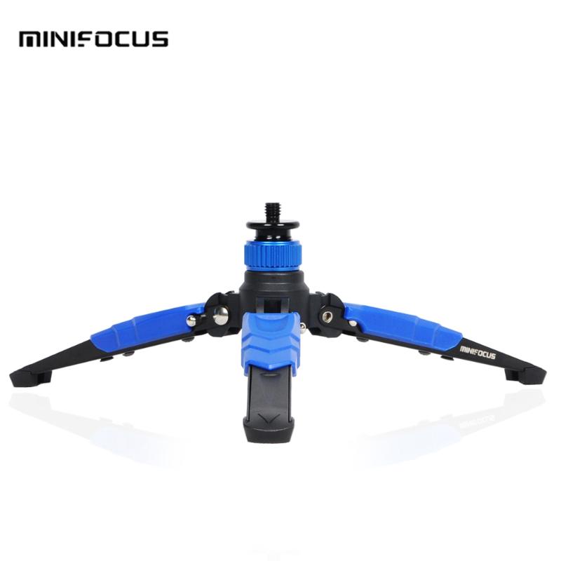 

MINIFOCUS DT-01 Portable 3/8" Screw 3 Legs 3 Feet Tripod Monopod Unipod Base Stand Holder Three Support for DSLR Camera Monopod