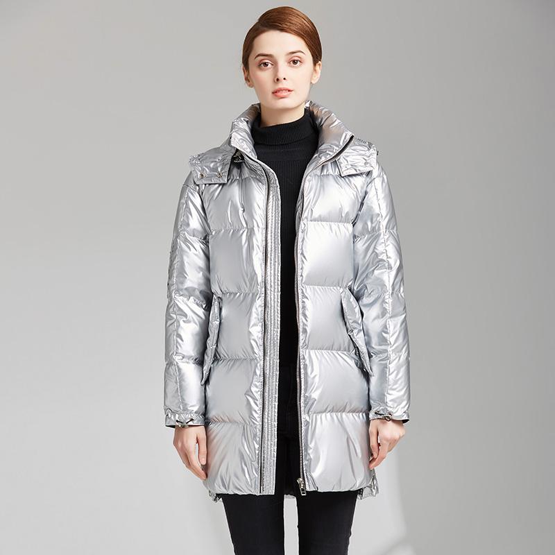 

2020 long women down coat jackets new arrival fashion, Black