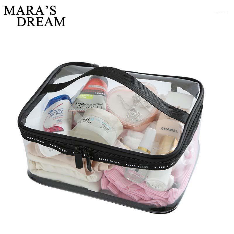 

Waterproof Transparent PVC Cosmetic Bag Women Make Up Case Travel Clear Makeup Beauty Wash Organizer Bath Toiletry Storage Kit1, Blue