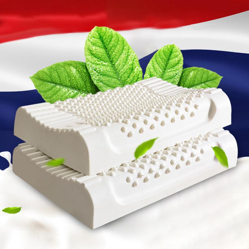 

Thailand Natural Latex Pillow Bedding Sleeping Health Care Orthopedic Pillow Massage Cervical Vertebrae Pillows Neck