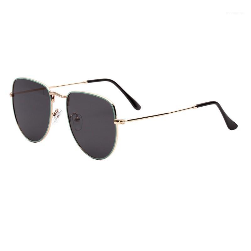 

Women Elegant Sunglasses Retro Frame Metal Clear Vintage AC Lens Festival Sunglasses Driving Glasses 791