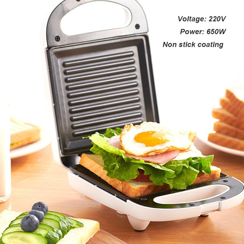 

220V multifunctional electric mini Nut Waffle Sandwich maker Panini BBQ grilling machine Breakfast maker cake