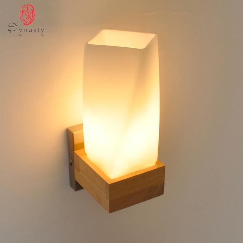 

Europe Style Wooden Wall Lamp Series E27 LED Bulb Decorative Wall Lights Foyer Dining Room Master Room Restaurant Cafe Dynasty