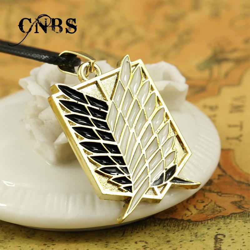 

Hot Anime Attack on Titan Scout Regiment Necklace can dropshipping Charm Pendant Cosplay Accessories Jewelry Gift