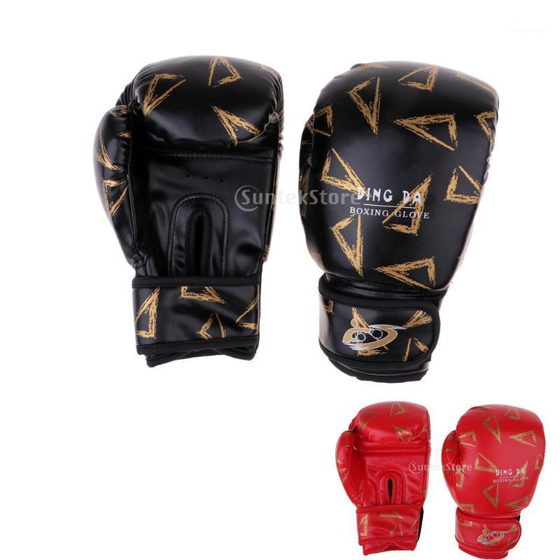 

Youth Kids 8 Oz. Boxing Gloves PU Leather Breathable Kickboxing Pouching Bag1