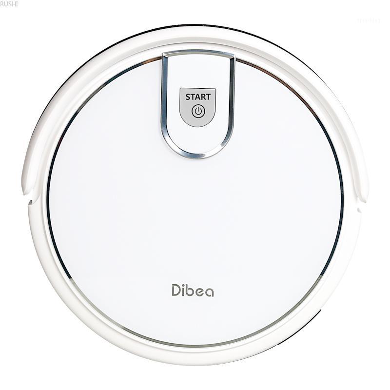 

White Dibea Sweeping Robot Home Fully Automatic All-in-One Intelligent Navigation Plan Sweeping Mopping House Cleaning DT5501