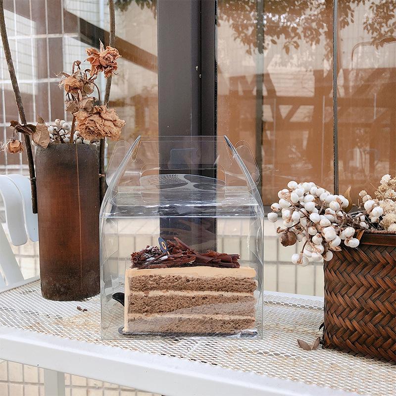 

PVC Wedding birthday party cake gift bag Dessert bag Wedding Decoration Thanksgiving Party Candy Gift Bags with Handle 10pcs/lot1