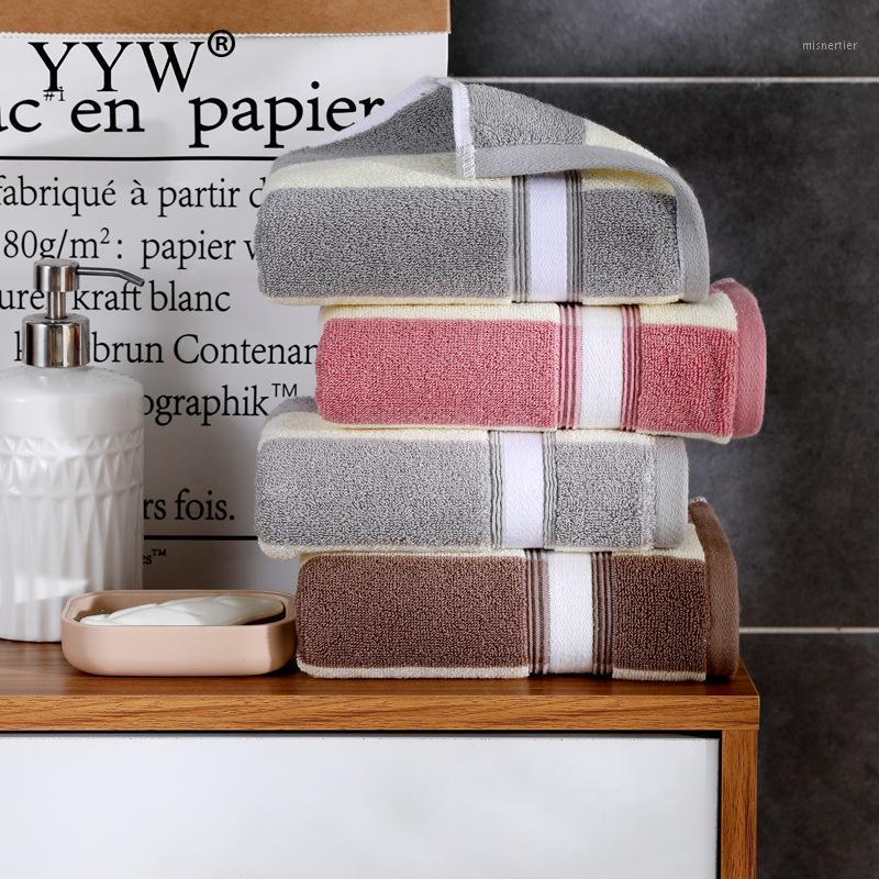 

Stripe Bath Towel for adults Bathroom Accessories 1pcs catton soft Face Towel toallas Wash Towels toalla playa a bath towels1, Pink