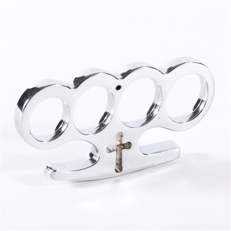 

Glass fiber alloy finger tiger four finger self defense weapon four finger self defense hand brace aluminum alloy self defense equipment 008