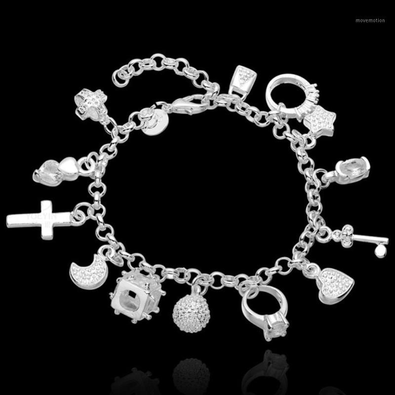 

SILVER PLT BRACELET / ANKLET / CHAIN LADIES STATEMENT GIFT GIRL WOMENS1