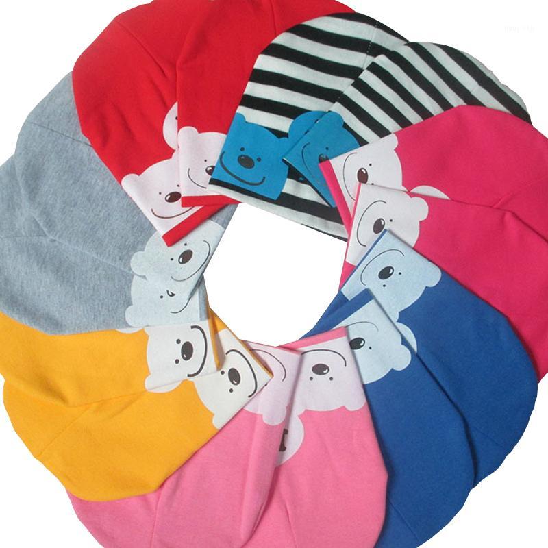 

Fashion Baby Children Beanies Hat For Newborn Girls Boys Cartoon Cute Bear Cap Kids Toddler Hats Infant Bonnet Skullies Beanie1, Rose red mom