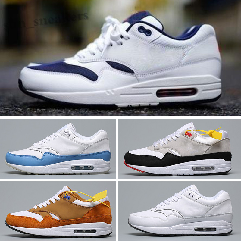 

2018 New Arrival 1 87 DLX ATMOS Casual Shoes Animal Pack 1s 87s Leopard gra Men Women Classic Athletic Zapatos Trainers size 36-45 RG01, Colour2