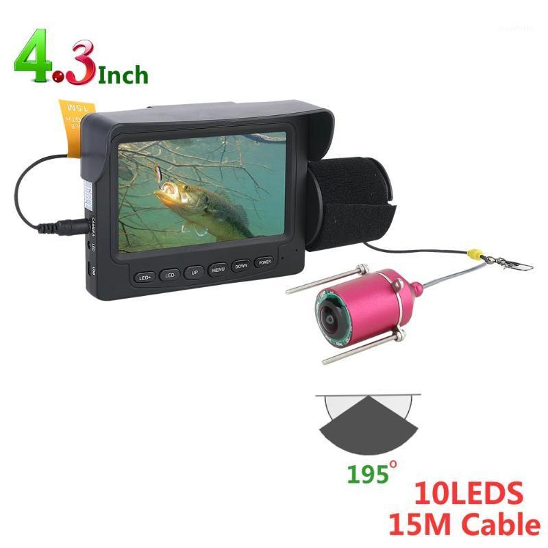 

45M/30M 1200TVL Fish Finder Underwater Fishing Camera 4.3 inch Monitor 10PCS LED Night Vision 195 Degrees Camera For Fishing1