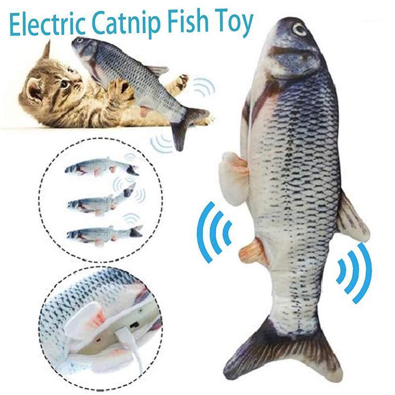 

Electronic Pet Cat Toy Electric USB Charging Simulation Fish Toys for Dog Cat Chewing Playing Biting Supplies1