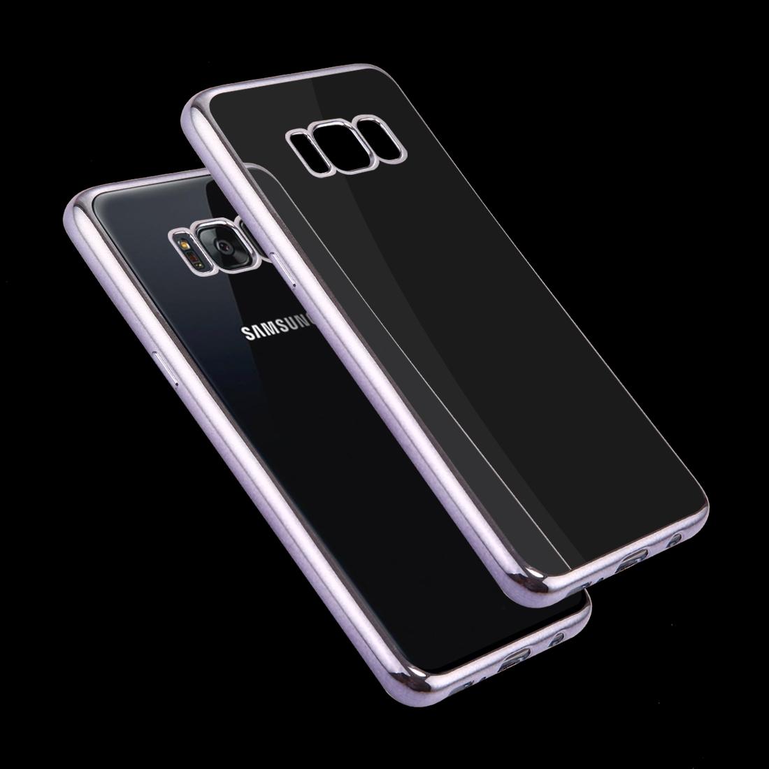 

For Galaxy S8 Electroplating Frame Soft TPU Protective Case
