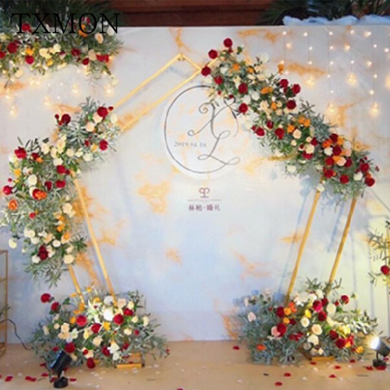 

Road lead wedding flower row decoration flowers decoration silk artificial flower creative floral arrangement window decorations, B-2