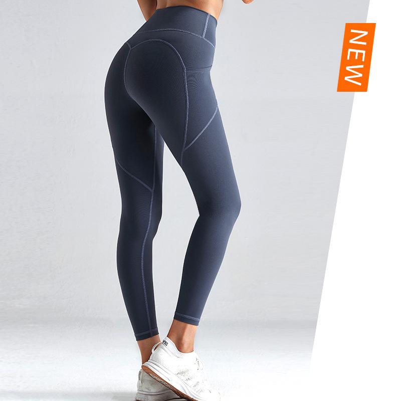 

Sportswear New Designed Good Quality Yoga Workout Legging With Pockets OEM Custom Sports Pant for Woman, Black