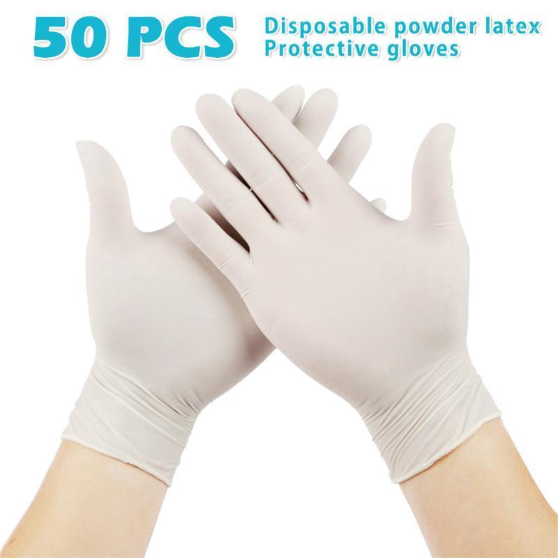 

Disposable Latex Cleaning Gloves Universal Cleaning Gloves 50 pieces household convenient accessories for kitchen1
