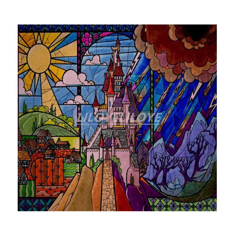 

5D Diamond Painting Castle Cartoon Diamond Embroidery Cross Stitch Rhinestone Mosaic Full Wall Decor FG1314