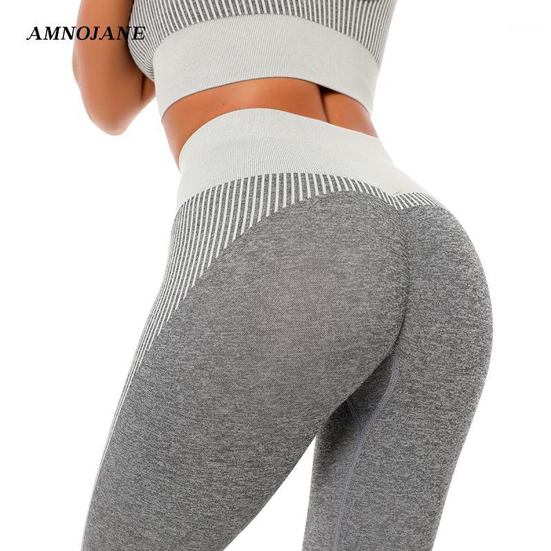 

Sport Workout Leggings Women Gym Fitness Clothing High Waist Yoga Pants Seamless Athletic Running Legging Colorvalue Sweatpants1, Black
