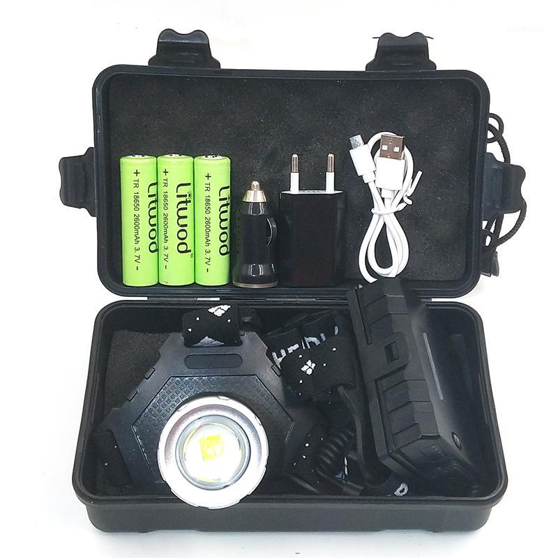 

Z40 Most Brighter LED Headlight headlamp XHP90 Head Lamp Power Torch head light 18650 battery For Camping, fishing1