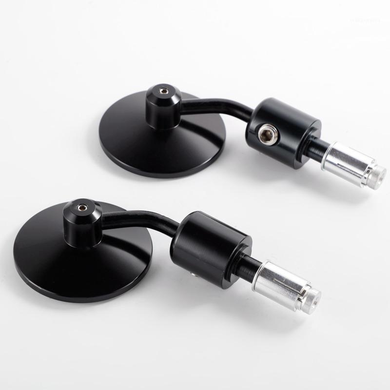 

Motorcycle Mirrors Motorcycles Universal Handle Bar End 7/8" Rear View Mirror Black Aluminum Round Handlebar Side