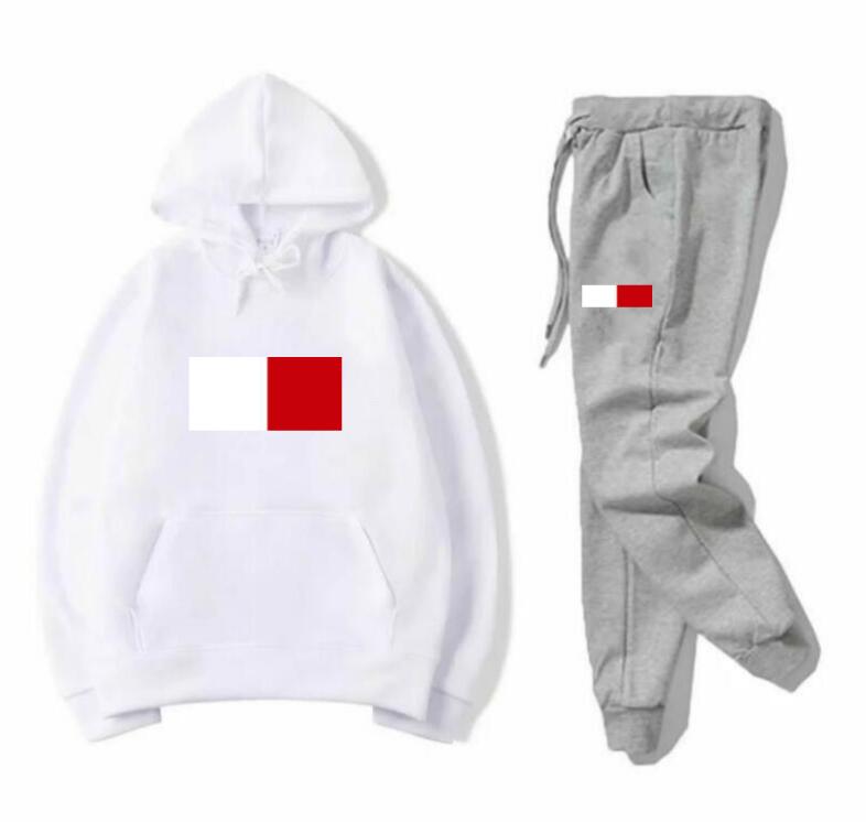 

New Arrival Two Pieces Tracksuits women Designer sweatsuit Fashion Men High Quality Hoodie + Sweatpants Sets Men women Jogging sweat suits, Color 19