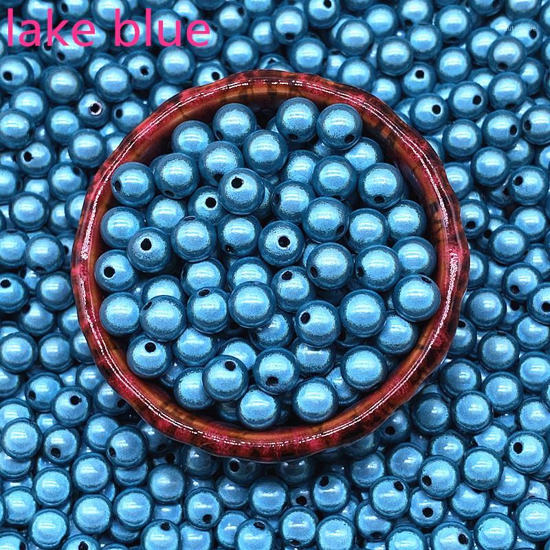 

New 6mm 8mm 3d Shining Dream Acrylic Round Spacer Beads for Jewelry Making DIY #071
