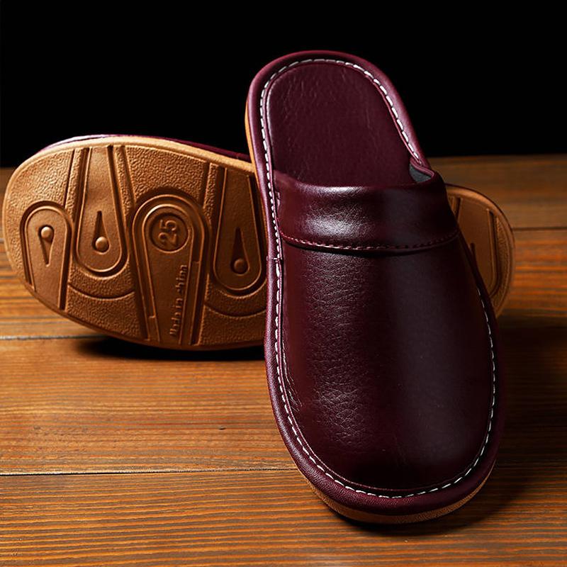 

Oxford Shoes Women PU Leather Slippers High Quality Home Ladies Autumn/spring Slippers 2020 Trendy Women Leather Shoes, Red