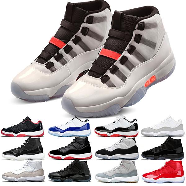 

Good quality Jumpman 11 11S basketball shoes 25th anniversary cold gray bred Concord hat and robe UC men's and women's sports shoes