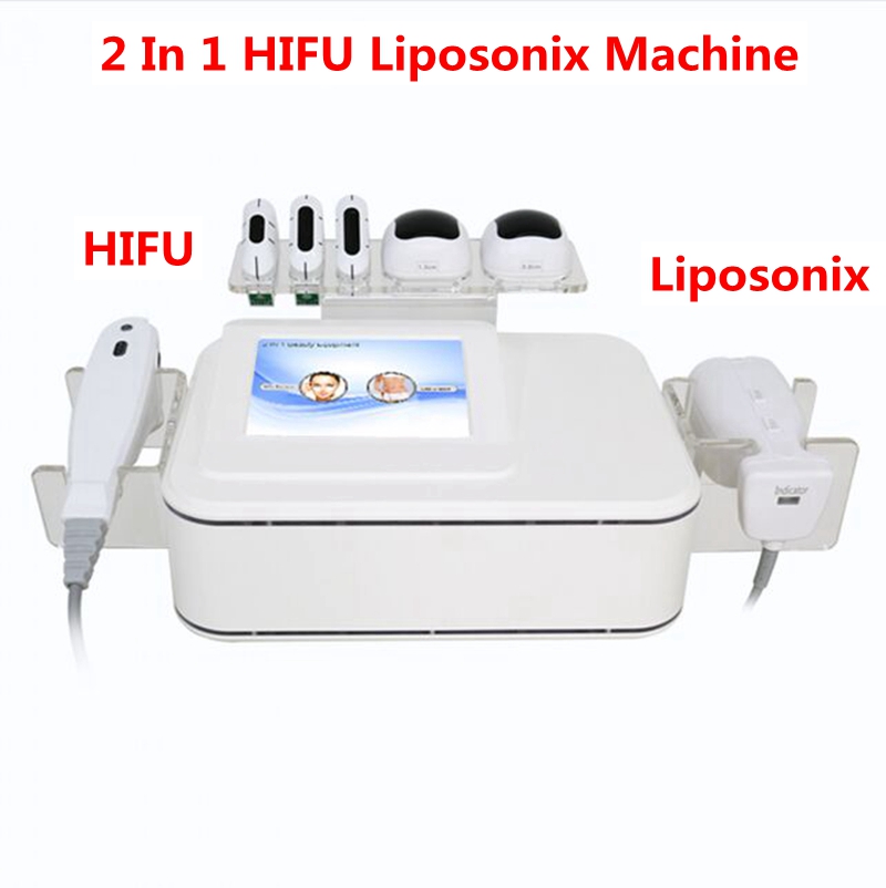 

2 In 1 HIFU Liposonix Slimming Machine High Intensity Focused Ultrasound Face Lifting Body Wrinkle Removal Skin Tightening