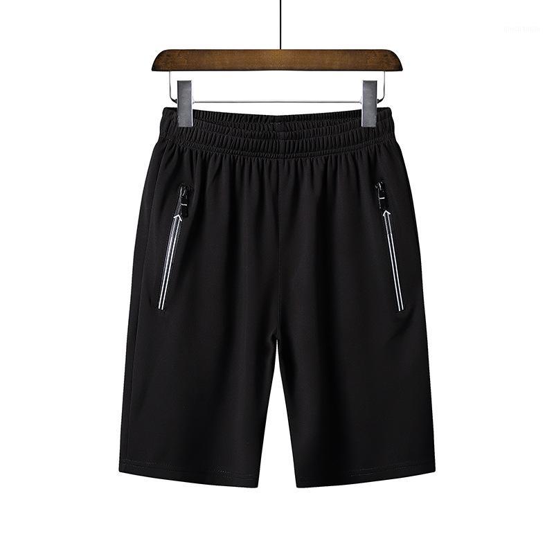 

New Men Torridity Running Shorts Solid Brand Board Shorts Zipper Pockets Breathable Elastic Waist Jogger Men Plus Size1, Black