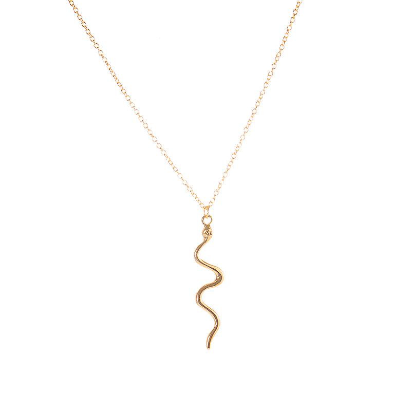 

Personalized Snake Pendant Necklace Simple Punk Popular Clavicle Chain Collar Fashion Jewelry