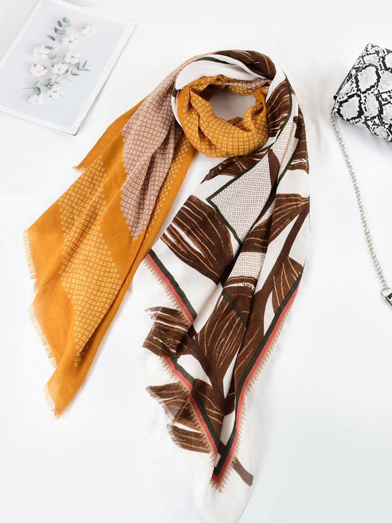 

Scarves Fashion Print For Women Satin Hijab Scarf Female Square Shawl Headband Scarfs Ladies SF1347