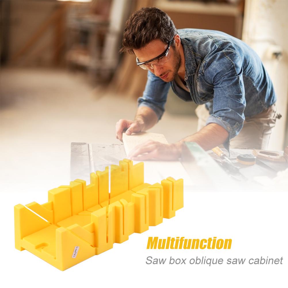 

Oblique Sawing Cabinet Saw Boxes Woodworking Tile Fixed Screw Hole Device Multi-functional 45/90 Degree Splicing Angle Saw Box