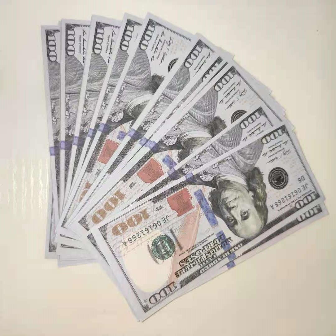 

Wholesale Nightclub Atmosphere Gun Usd Money-9 Copy Bar Copy Paper Paper 100 Money Money Dollars Realistic Fake Banknotes Wsirk