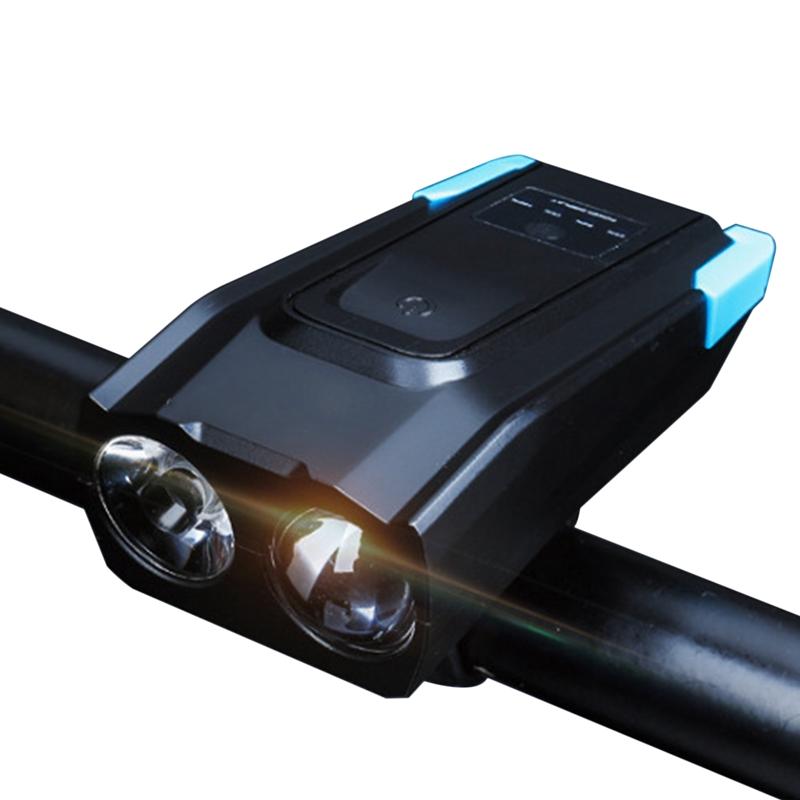 

4000MAh Smart Induction Bicycle Front Light USB Rechargeable Waterproof Smart Headlight with Horn 800 Lumen Bike Light