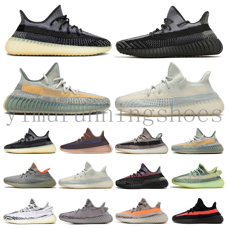 

TOP Quality 2020 Kanye West Men Women Running Shoes Yecheil Yeezreel Hyperspace Lundmark Antlia Static Reflective Zebra Israfil Oreo Linen, Color 5